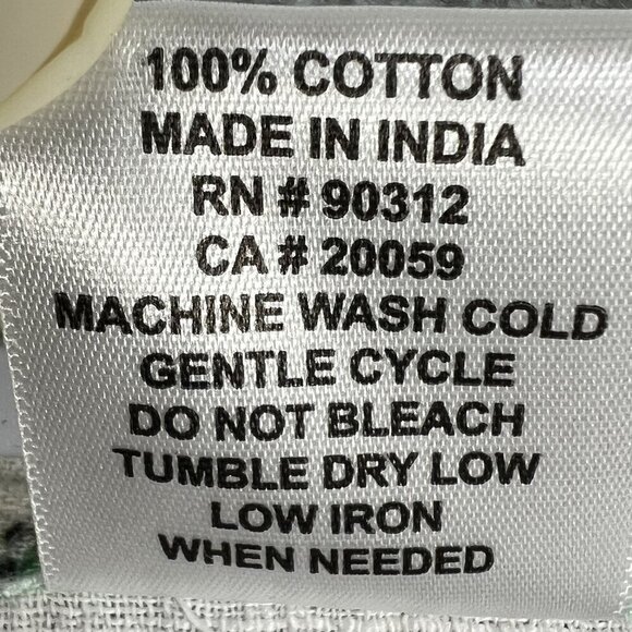 Parsley & Sage XL Bohemian Patchwork Ruffle Hi Lo Blouse Roll Tab Sleeve Artsy - Picture 15 of 16